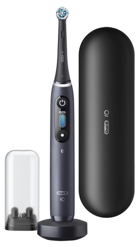 Oral-B iO - - Elektrische Tandenborstel Zwart Powered By Braun - Coolblue - Voor 23.59u, morgen huis