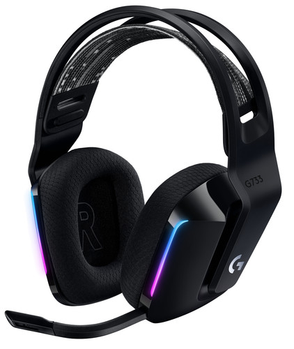 Logitech G733 LIGHTSPEED Casque Gamer Sans Fil Noir Main Image