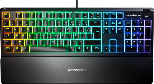 SteelSeries Apex 3 RGB Clavier Gaming AZERTY - Coolblue - avant 23:59,  demain chez vous