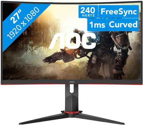 Ecran PC Gamer Incurvé - AOC - C27G2ZE/BK - 27 - Dalle VA - 0,5