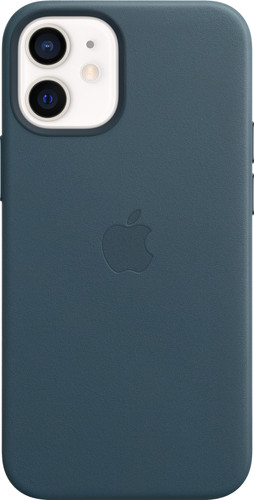 Apple Iphone 12 Mini Back Cover With Magsafe Leather Baltic Blue Coolblue Before 23 59 Delivered Tomorrow