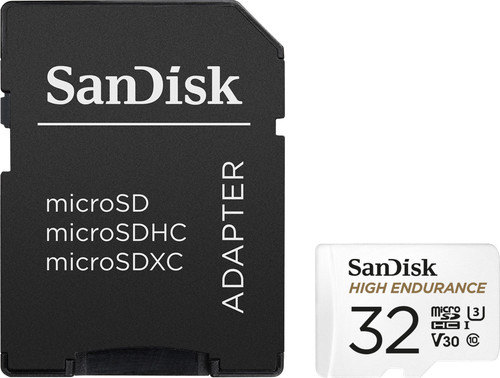 SanDisk Micro SDHC High Endurance 32 Go 100 Mo/s + Adaptateur