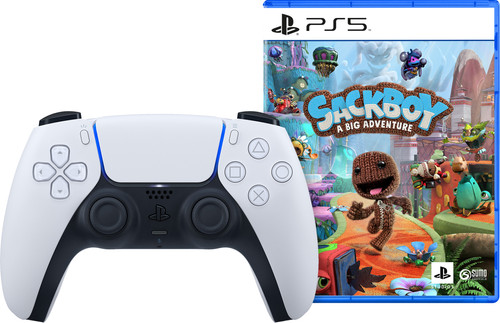 Sony PlayStation 5 DualSense draadloze controller + Sackboy: A Big Adventure PS5 Main Image