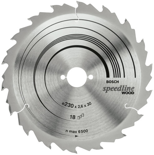 Bosch Speedline Saw Blade for Wood 160x20x2.4mm 12T Main Image