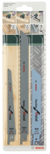 Bosch 3-piece Reciprocating Saw Blade Set (Universal) Main Image