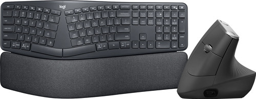 Logitech K860 + Logitech MX Verticale Ergo Souris Main Image