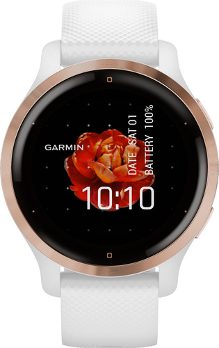 Garmin Venu 2S Roségoud/Wit - Coolblue - Voor 23.59u, morgen in huis