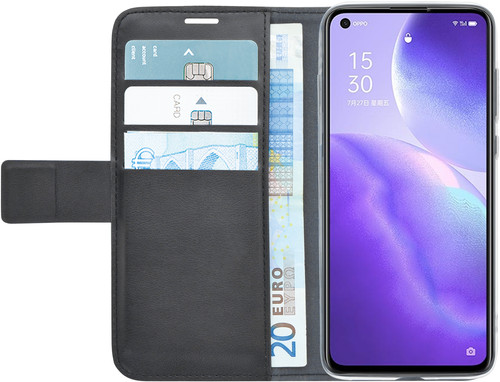 Azuri Wallet Oppo Find X3 Lite Book Case Zwart Main Image