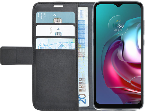 Azuri Wallet Motorola Moto G10/G30 Book Case Zwart Main Image