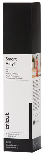 Cricut Smart Vinyl Permanent 33x640 Black Main Image