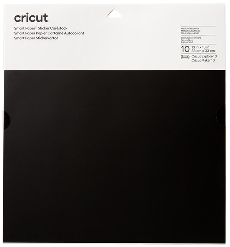 Cricut Smart Papier cartonné autocollant 33x33 Noir Main Image