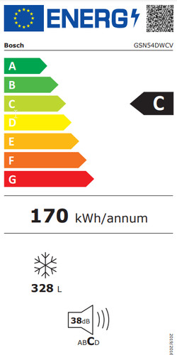 Bosch GSN54DWCV energielabel