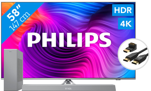 Philips 58PUS8506 - Ambilight (2021) + Soundbar + Hdmi kabel Main Image