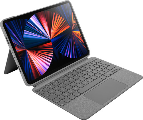 Orthodox leerling Voor type Logitech Combo Touch Apple iPad Pro 11 inch (2021/2020) Toetsenbord Hoes  AZERTY Grijs - Coolblue - Voor 23.59u, morgen in huis