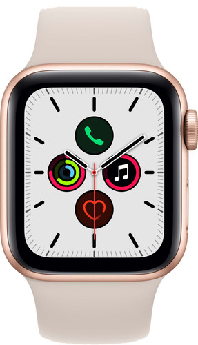 Apple Watch SE 40mm Rose Gold Aluminum Starlight Sport Band - Coolblue -  Before 23:59, delivered tomorrow