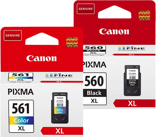 Canon PG-560XL + CL-561XL Cartouches Pack Combiné Main Image