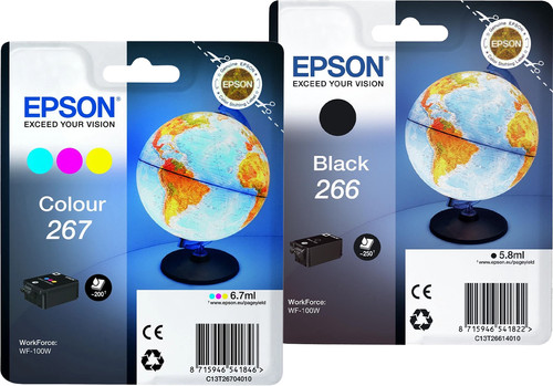 Epson 266 + Epson 267 Cartouches Pack Combiné Main Image