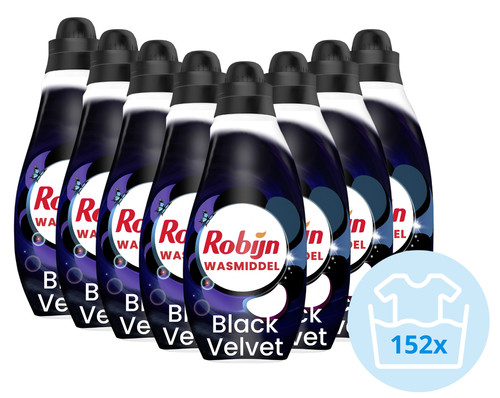 Robijn Klein & Krachtig Classics Black Velvet Vloeibaar Wasmiddel - 8 stuks Main Image