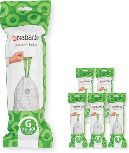 Brabantia Trash Bags Code G - 23-30L (120 units) Main Image