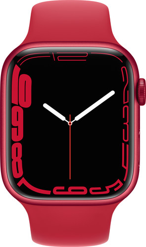 Apple Watch Series 7 45mm RED Aluminium RED Sportband Main Image