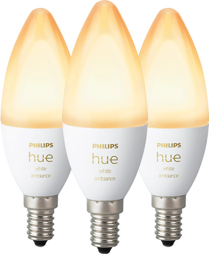 Philips Hue White Ambiance E14 3-pack Main Image