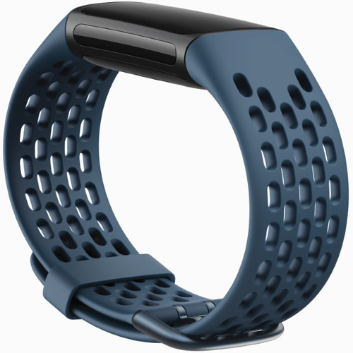 Sport Bracelet en silicone Fitbit Charge 6 Bleu