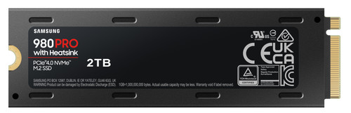 Samsung 990 Pro Dissipateur Thermique 2 To M.2 SSD - Coolblue - avant  23:59, demain chez vous
