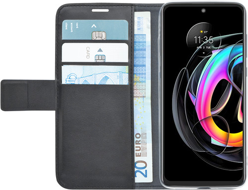 Azuri Wallet Motorola Edge 20 Lite Book Case Zwart Main Image