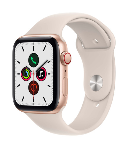 Apple Watch SE 4G 44mm Rose Gold Aluminum Starlight Sport Band - Coolblue -  Before 23:59, delivered tomorrow