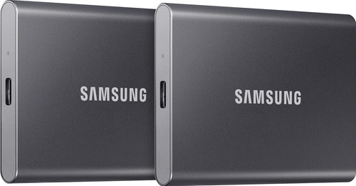 Samsung T7 Portable SSD 2TB Gray - Duo Pack Main Image