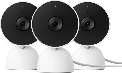 Google Nest Cam Indoor Wired Lot de 3 Main Image