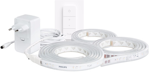 Philips Hue Lightstrip Plus White & Color 5 m Set de Base + Variateur Main Image