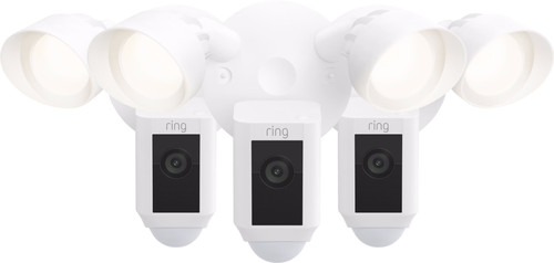 Ring Floodlight Cam Wired Plus Blanc Lot de 3 Main Image