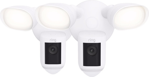 Ring Floodlight Cam Wired Pro White Duo Pack Main Image