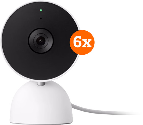 Google Nest Cam Indoor Wired 6-Pack Main Image