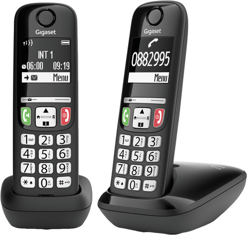 Gigaset A605A - téléphone domestique analogique avec répondeur - facile à  utiliser 
