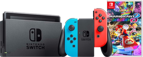 Nintendo Switch Rood/Blauw + Mario Kart 8 Deluxe Main Image