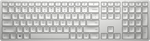 HP 970 Dual-Mode Wireless Keyboard Silver AZERTY Main Image