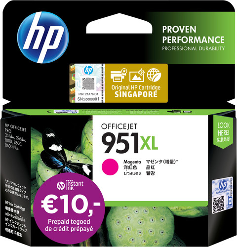 HP 951XL Cartouche Magenta Main Image