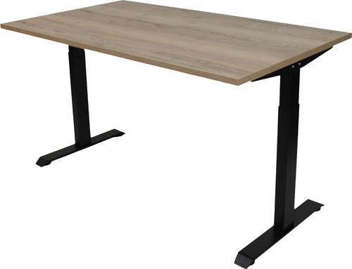 Euroseats Sit/Sit Desk 140x80 Black Oak Main Image