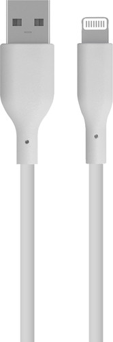 Veripart USB-A to Lightning Cable 2m Plastic White Main Image