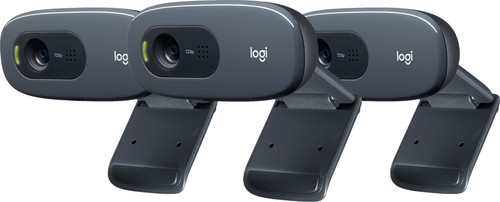 Logitech C270 HD-Webcam Lot de 3 Main Image