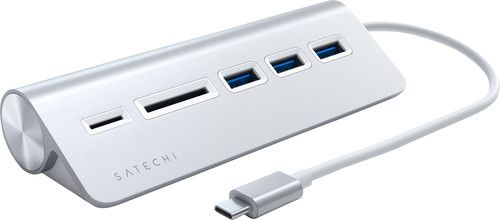 Satechi Aluminum USB Hub USB-C Zilver Main Image