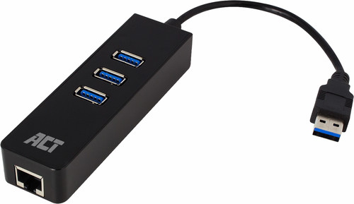 ACT USB Hub 3.2 with 3 USB-A Ports and Ethernet Main Image