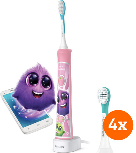 Philips Sonicare for Kids Connected HX6352/42 + brossettes Kids à partir de 3 ans (4 pièces) Main Image