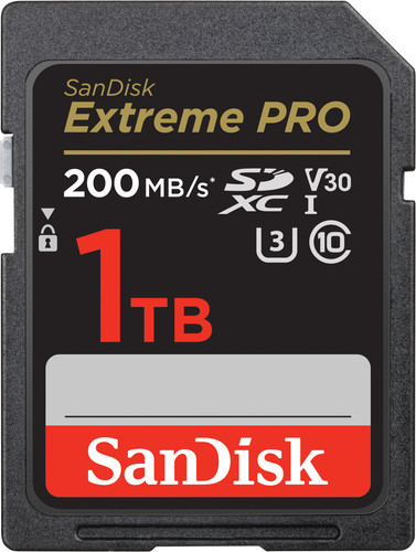 SanDisk SDXC Extreme Pro 1TB 200MB/s Main Image