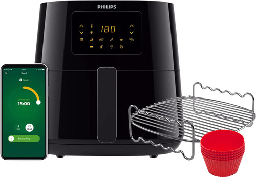 Philips Airfryer XL Connected HD9280/70 + Frying Rack Main Image