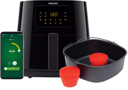 Philips Airfryer XL Connected HD9280/70 + Bakvorm Main Image