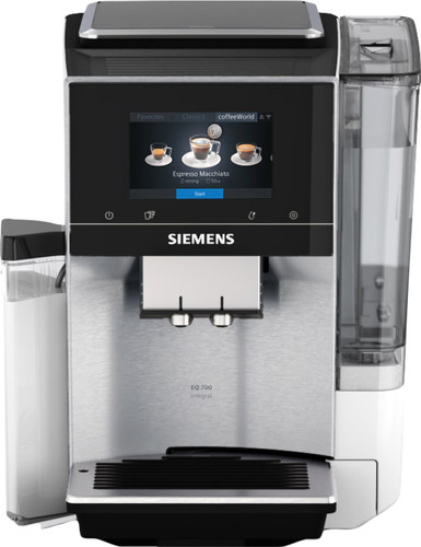 Siemens EQ.700 coffee machine, This Christmas, travel the world in one  night and enjoy a coffee speciality from around the globe at the touch of a  button. With the Siemens EQ.700