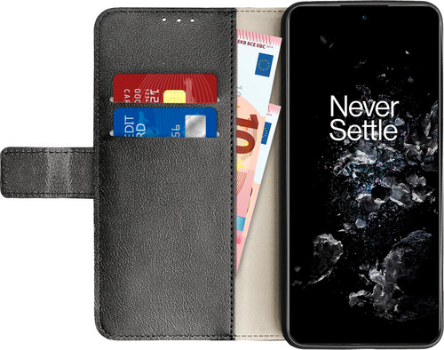 Just in Case Wallet OnePlus 10T Book Case Noir Main Image